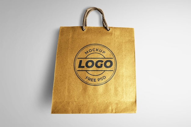 Mockup di borsa per la presentazione del logo