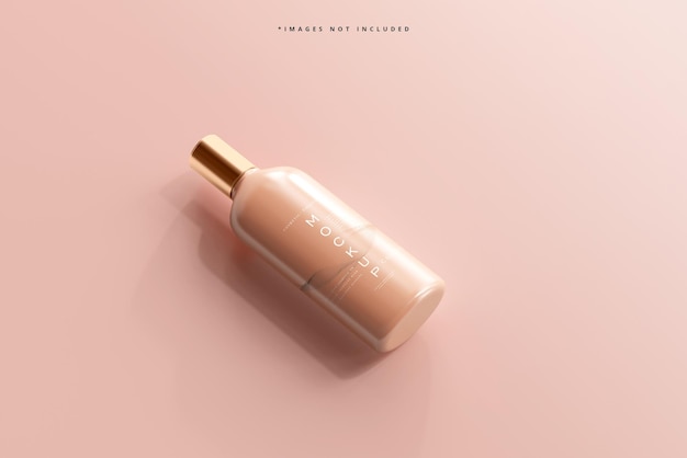 Mockup di bottiglia cosmetica