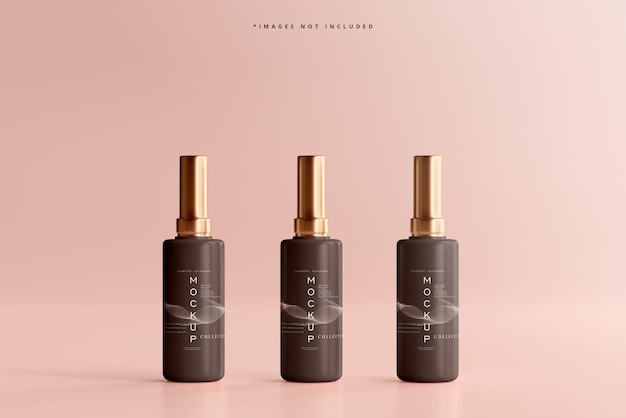 Mockup di bottiglia cosmetica