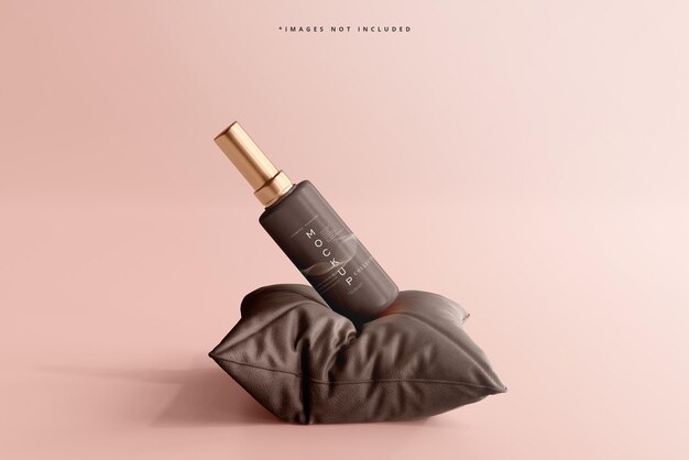 Mockup di bottiglia cosmetica