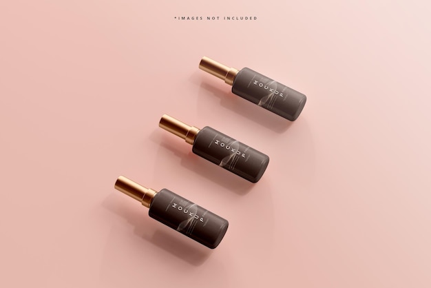 Mockup di bottiglia cosmetica