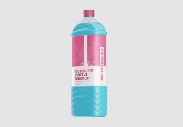 Mockup di bottiglia di detersivo