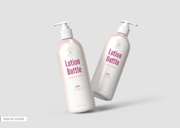 Mockup di bottiglia di lozione