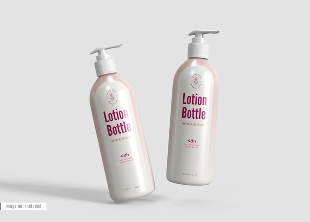 Mockup di bottiglia di lozione