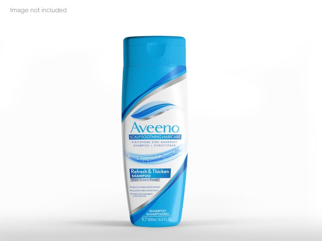 Mockup di bottiglia di shampoo