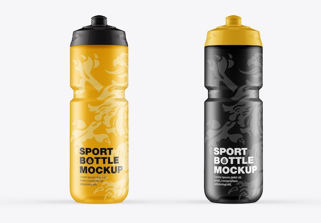 Mockup di bottiglia sportiva