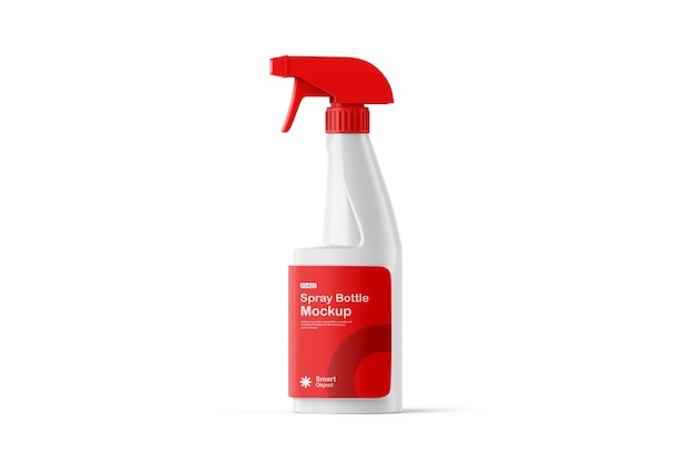 Mockup di bottiglia spruzzatore pistola