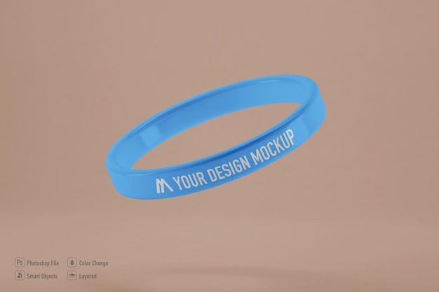 Mockup di braccialetto isolato