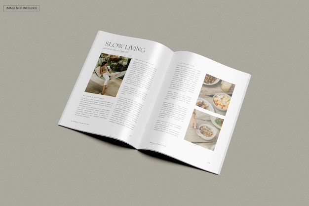 Mockup di brochure e cataloghi