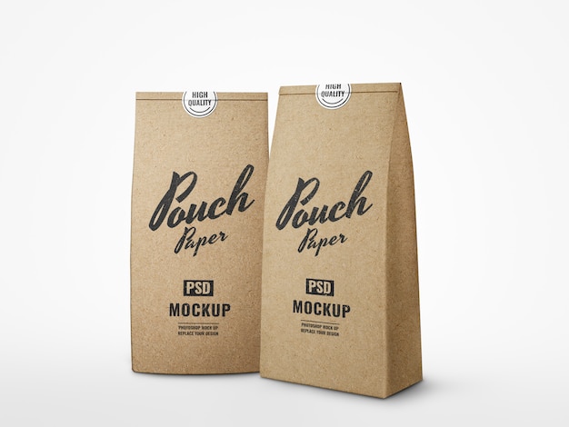Mockup di busta di carta