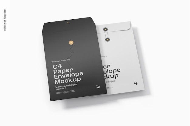 Mockup di buste di carta C4