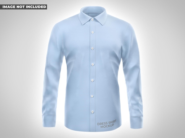 Mockup di camicia elegante vista frontale