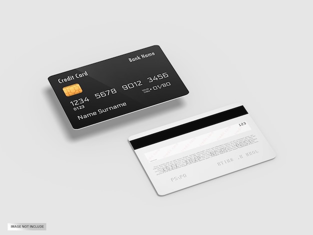 Mockup di carta di credito