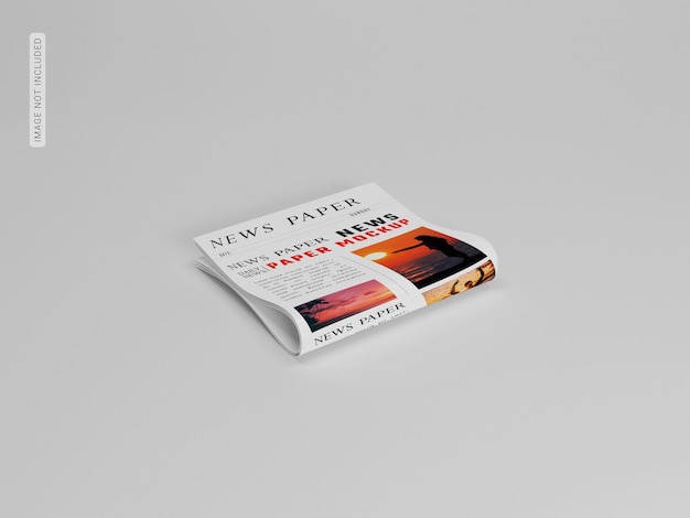 Mockup di carta di notizie