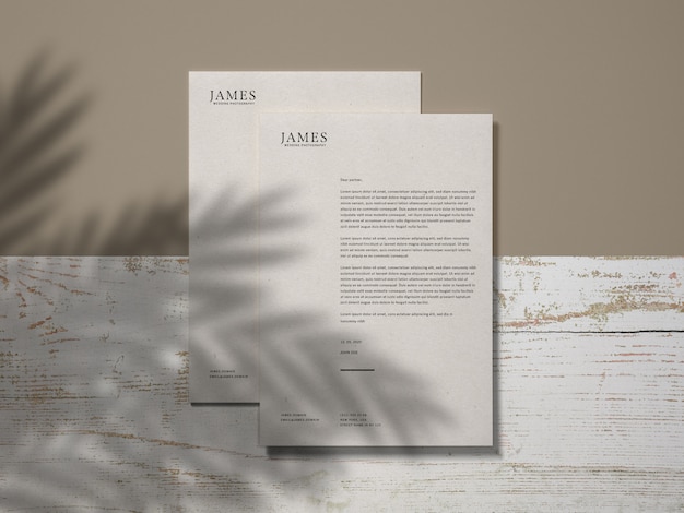 Mockup di carta intestata