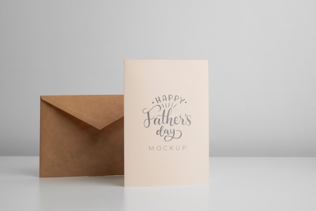 Mockup di carta per la festa del papà