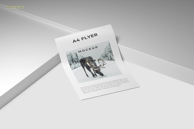 Mockup di carta per volantini