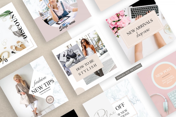PSD mockup di carte quadre