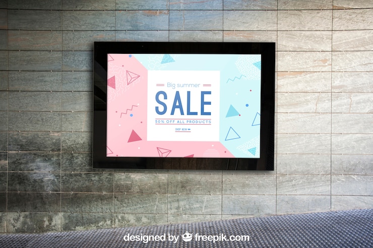 PSD mockup di cartellone sul muro urbano