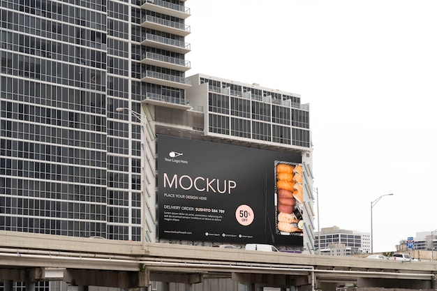 Mockup di cartelloni pubblicitari di Miami