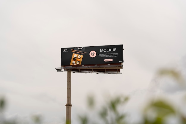 Mockup di cartelloni pubblicitari di Miami