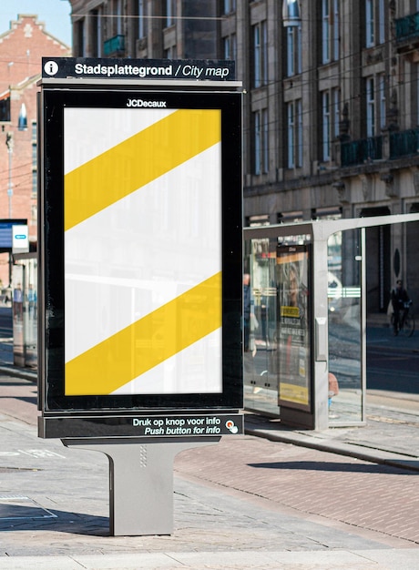 Mockup di cartelloni pubblicitari di Urban Street