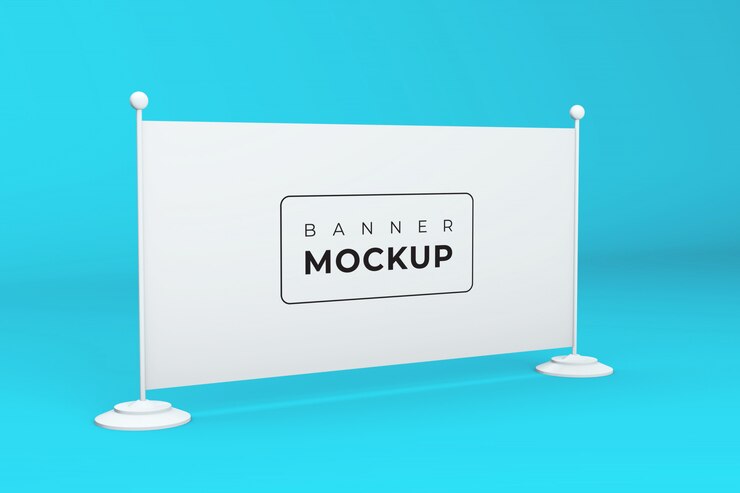 Mockup di cartelloni pubblicitari e banner
