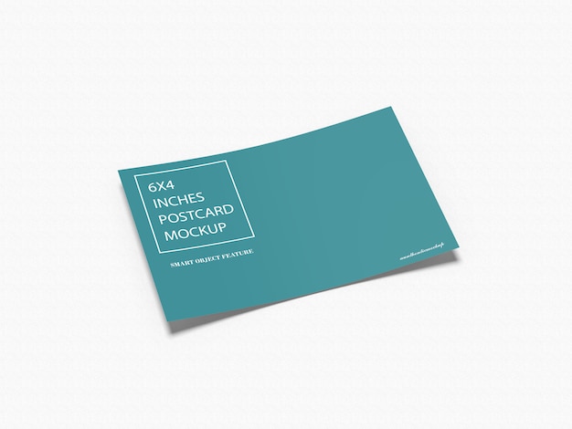Mockup di cartolina