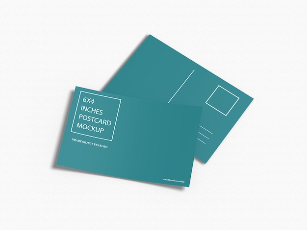 Mockup di cartoline
