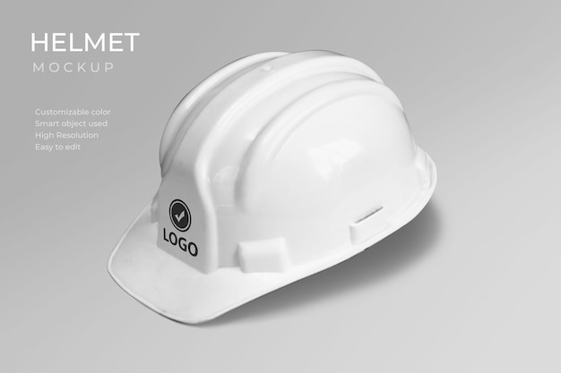 Mockup di casco da costruzione