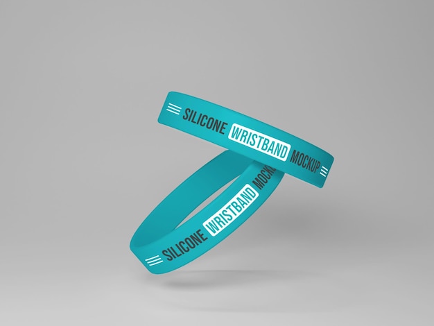 Mockup di cinturino in plastica