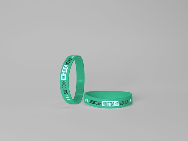 Mockup di cinturino in plastica