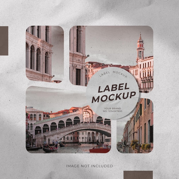 Mockup di collage di foto