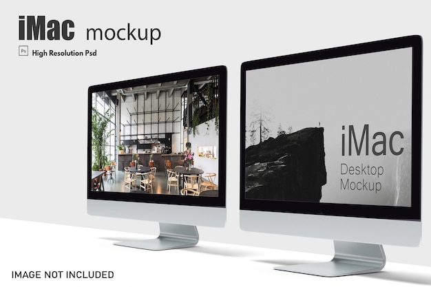 Mockup di computer realistici