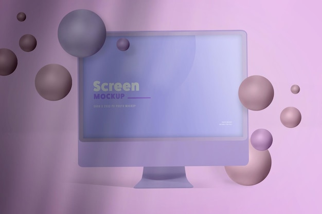 Mockup di computer