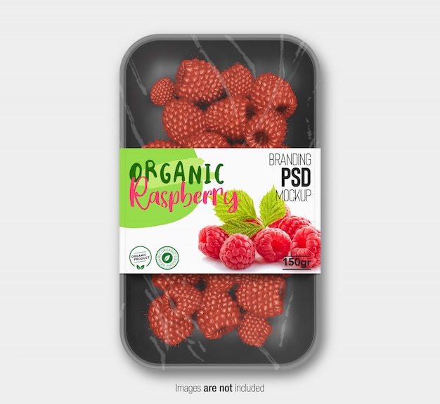 Mockup di confezionamento di frutta