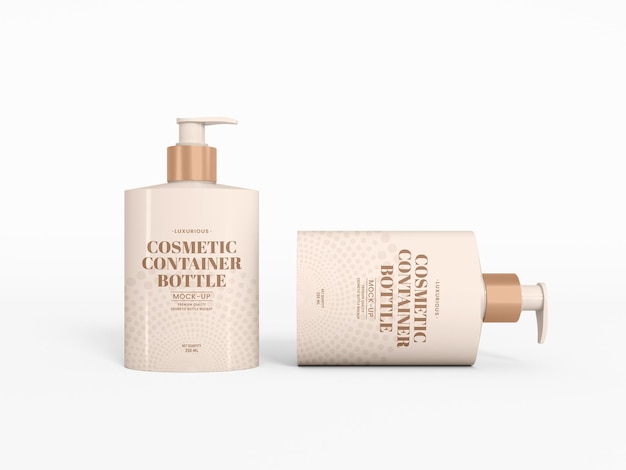 Mockup di contenitore cosmetico di bellezza