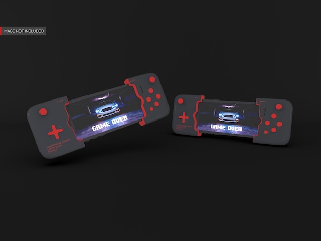 Mockup di controller di gioco per smartphone