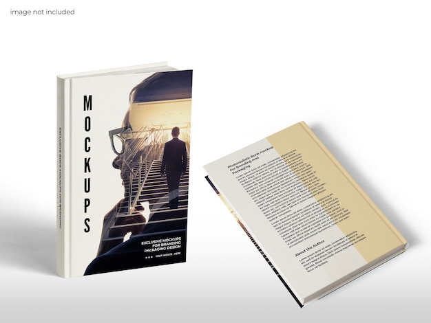 Mockup di copertina del libro fronte e retro