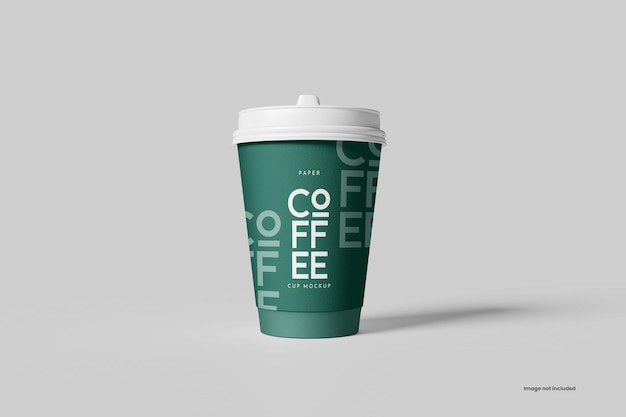 Mockup di coppa di carta