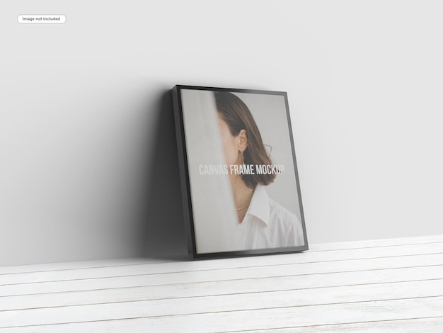 Mockup di cornice in tela
