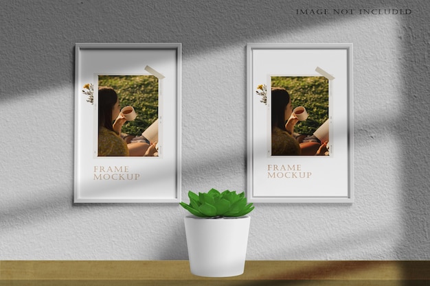 Mockup di cornice minimale