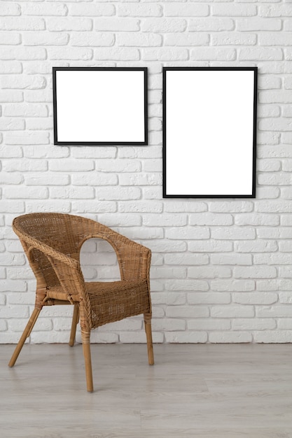 Mockup di cornice moderna dal design minimalista