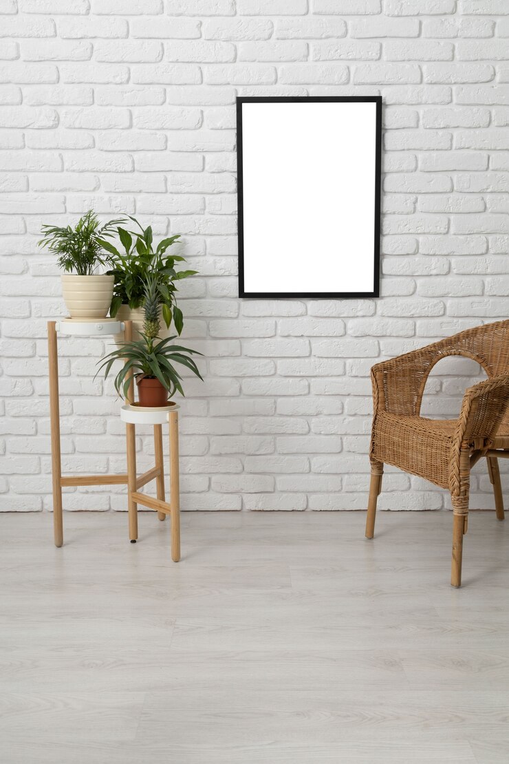 PSD mockup di cornice moderna dal design minimalista