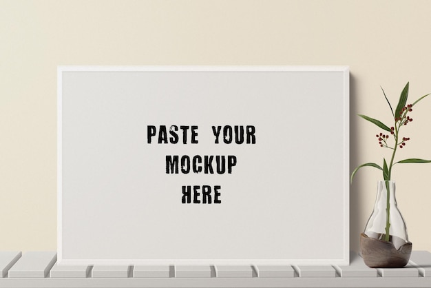 Mockup di cornice per foto o poster