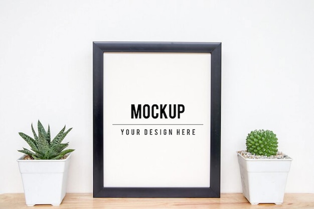 Mockup di cornici foto PSD modificabili