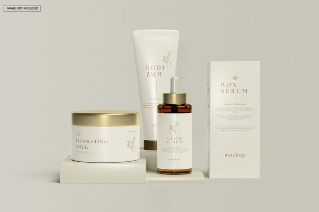 Mockup di cosmetici