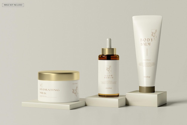 Mockup di cosmetici