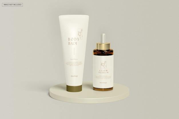 Mockup di cosmetici