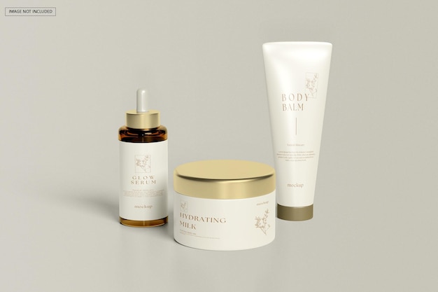 Mockup di cosmetici